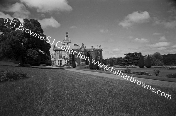 ADARE MANOR   SOUTH FRONT FROM GARDEN (WIDE ANGLE)